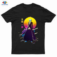 Kawaii Mens Letters Cotton T-Shirt Bleach Character Graphic Kurosaki Ichigo Short Sleeve Tee Print Fashion Popler