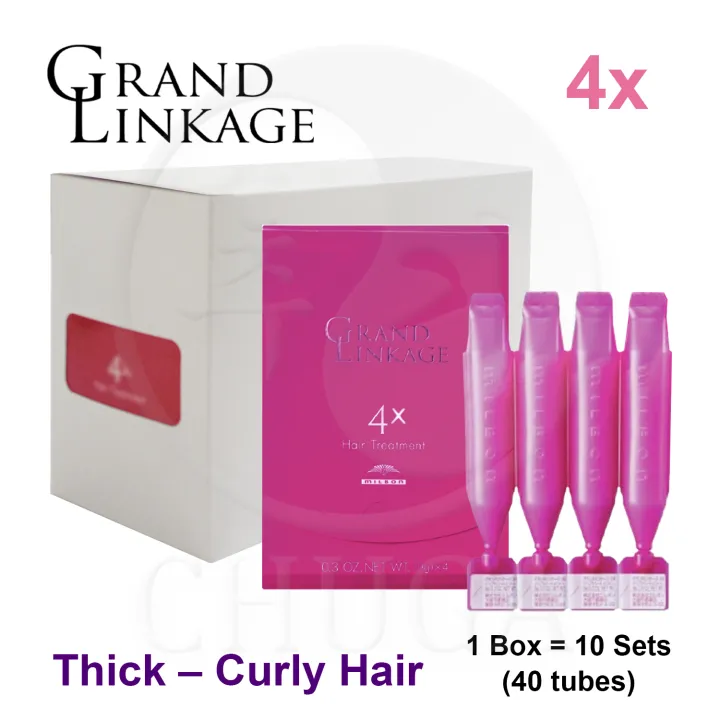 𝗠𝗜𝗟𝗕𝗢𝗡 ★ Grand Linkage Hair Treatment 4x (40 tubes x 9g) ★ For Dry