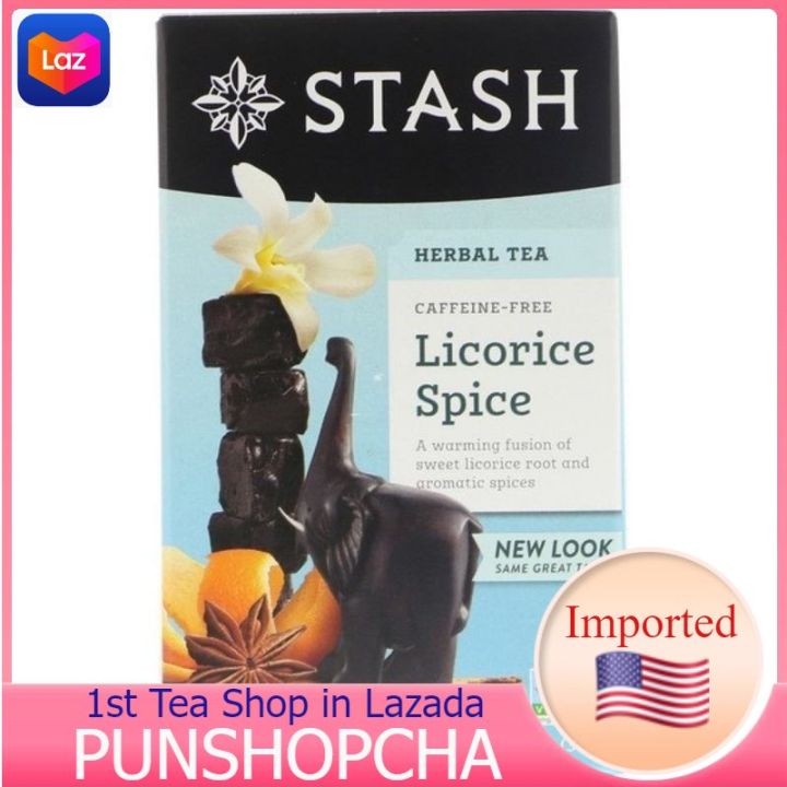 ชา-stash-tea-herbal-tea-licorice-spice-caffeine-free-20-tea-bags-ชาสมุนไพร-ชาเพื่อสุขภาพ