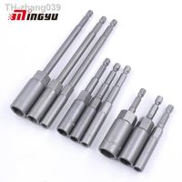 1PC Impact Deep Nut Driver Socket Tool For Power Tool 80mm 100mm 150mm Extra Long 1/4 Hex Shank Nuts Bolt Removal Tools