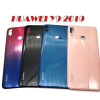 Huawei Y9 2019 Y9นายก2019สนุกกับ9พลัสฝาหลังปิดโทรศัพท์ฝาหลังปลอกหุ้มช่องหลังพลาสติกสำหรับ Huawei Y9 2019ฝาหลังปิดโทรศัพท์ชิ้นส่วนที่เปลี่ยนฝาครอบ