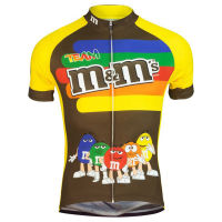 Cartoon Pattern Men Cycling Jersey Maillot Ropa Ciclismo Outdoor Triathlon Moisture Wicking Bike Uniform Sport Clothing Apparel