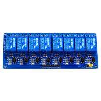 24V 8โมดูลรีเลย์ทริกเกอร์ระดับต่ำพร้อมเอาต์พุตรีเลย์ Optocoupler โมดูลรีเลย์8ทางสำหรับ Arduino