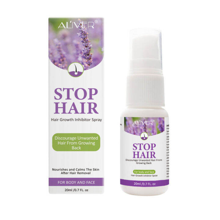 ALIVER Hair Growth Inhibitor Spray Stop Hair Growth Inhibitor Beard