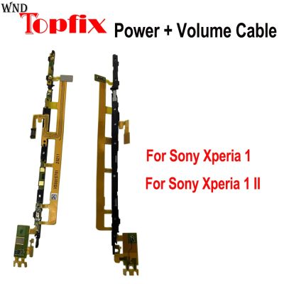 เปิดปิดสาย Flex Volume สําหรับ Sony Xperia 1 II การเปลี่ยนชิ้นส่วนโทรศัพท์สําหรับ Sony 1 II Power Volume Flex Cable