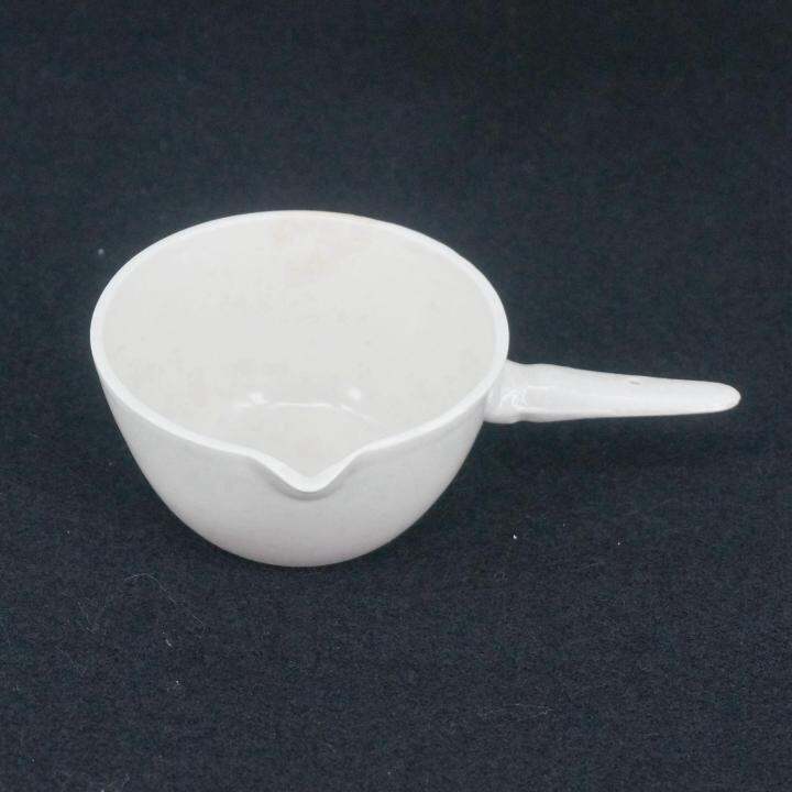 250ml Inner Diameter 100mm Porcelain Evaporating Bowl Dish With Handle