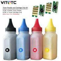 ✘¤☁ 4 Color Bottled EA Toner Powder Cartridge Refill Reset Chip Kit For Xerox Phaser 6000 6000B 6010 Workcentre 6015 6015v Printer