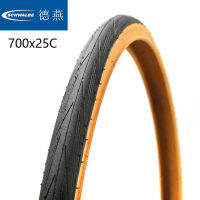 SCHWALBE LUGANO II จักรยานยาง700C 700 * 25C ยางรถจักรยานยนต์50EPI ระดับ3 Ultralight 365G ขี่จักรยานยางความต้านทานต่ำ