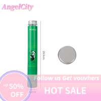 ?AngelCity ถ้วยน้ำไม้ไผ่กอดลายการ์ตูนแพนด้าน่ารักพร้อมสายปิดฝาปิดถ้วยชาเก็บน้ำนมขวดเครื่องดื่มน้ำผลไม้แฟชั่น