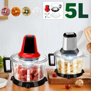 Multifunctional 2L 3L 4L 5L Small Meat Chopper Best Home Kitchen Food Cheap  Stainless Steel Glass Electric Meat Grinder for Sale - China Meat Grinder  and Food Blender price