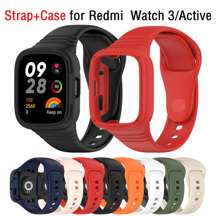 Silicone Strap With Case Replacement Bracelet For Redmi Watch Redmi