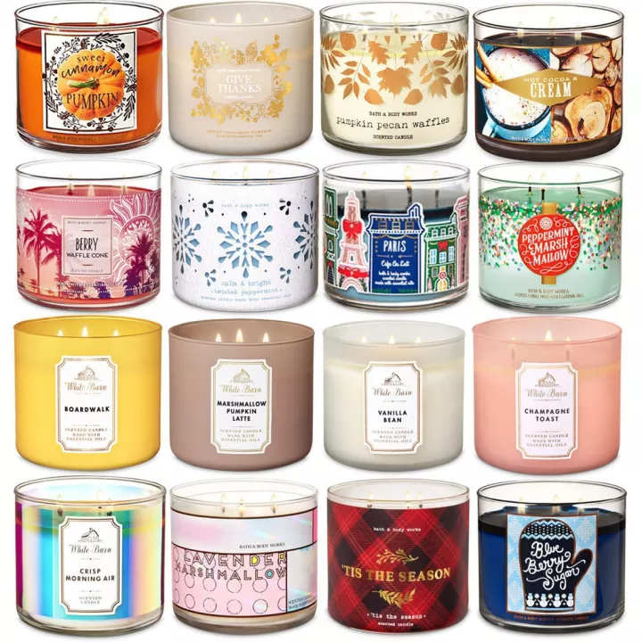 soy candles at bath and body works