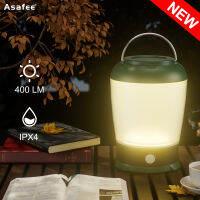 Asafee 400LM LY01 built-in 18*LED white light+8*LED warm yellow light multifunctional outdoor camping lamp Built-in 18650 battery micro-USB charging 6-speed mode switch IPX4 waterproof