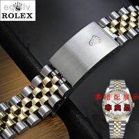 อะไหล่สายรัดสายเหล็ก Rolex Datefust Series ROLEX ออยส์เตอร์เพอร์เพ็ทชวลสเตนเลสสร้อยข้อมือเหล็กตัวผู้20มม. ตัวเมีย17