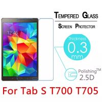 【พร้อมส่งไทย】ฟิล์มกระจก นิรภัย เต็มจอ For Samsung Galaxy Tab S 8.4 (LTE) SM-T705 SM-T700 Tempered Glass Screen Protector (8.4 )