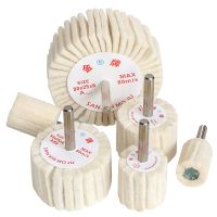 Wool Felt Polishing Buffing Wheel Grinding Head 6mm Shank 20-80mm Pad Metals Rotary Tools Wheels Tool Drill Electric Grinder