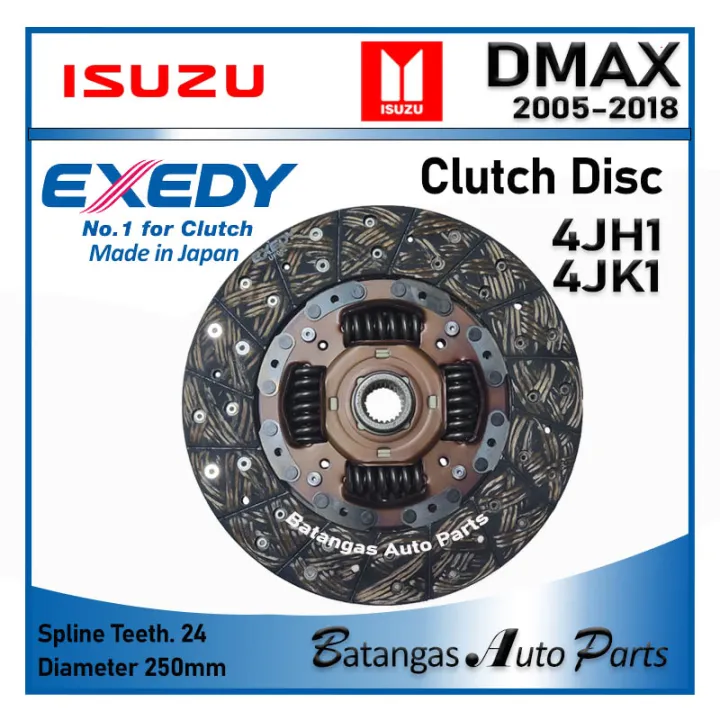 Clutch Disc Isuzu DMAX / FLEXICUBE 4JH1 4JK1 20052018 Lazada PH