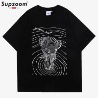 2022 Arrival Hop Leisure Short Loose Printed Bears T Shirt Men Cotton Tshirt Homme Cotton