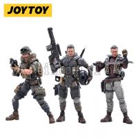 JOYTOY 1/18ตุ๊กตาขยับแขนขาได้ (3ชิ้น/เซ็ต) แหล่งตัวละครสีดำชุดตัวละครอนิเมะทรีโอ Gratis Ongkir โมเดล