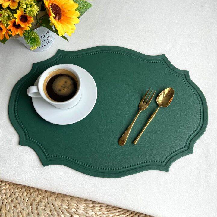 leather-placemat-tableware-pad-irregular-retro-table-mat-heat-insulation-waterproof-and-oil-proof-home-dining-pvc-plate-mat