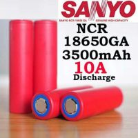 ถ่านชาร์จ 18650 Sanyo18650GA 3.7V 3500mAh 10A