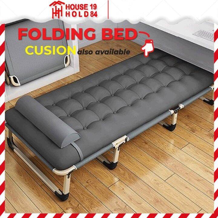 folding bed COD Large Size Indoor Folding Bed Portable Bed Nap Home