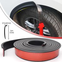 3 Meter Car Fender Flares Arches Wing Extenders Eyebrow Protector Rubber Seal Strip Mudguard Wheel Lip Body Cover Scratch Proof