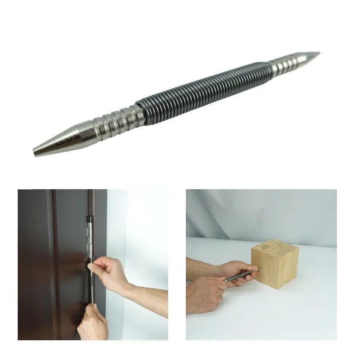 Prettเสื้อกันหนาว Hammerless Center Punch Spring Loaded Double Ended