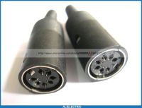 ✇✹ 30 Pcs DIN Jack Connector 7 Pin with Plastic Handle