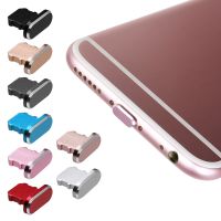 Practical Dustproof Cover Aluminium Alloy Metal Anti Dust Charger Dock Plug Stopper Cap for iPhone X XR Max 87 6S Plus