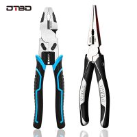 chenge41 DTBD Industrial Grade Wire Pliers Stripper Crimper Cutter Needle Nose Nipper Stripping Crimping Multifunction Hand Tools