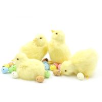 LIAND Soft Furry Children Cognition Christmas Realistic Early Education Cognition Plush Toy Animal Doll Simulation Chick Chicken Model
