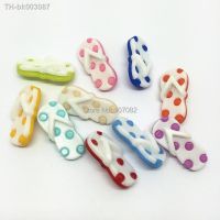 № 100pcs 10x21mm Mix Slippers Shaped Buttons Sewing Button With Shanks Baby Garment Button