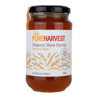 PureHarvest Organic Rice Syrup Brown Rice เพียวฮาร์เวสต์ ออร์กานิค น้ำเชื่อมจากข้าวกล้อง ไรซ์ไซรัป