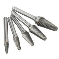 ไฟล์การประมวลผลโลหะ6Mm Shank Carbide Burrs Set ความแข็งสูงความทนทานยาวนานสำหรับ Deburring Grinding Sculpting