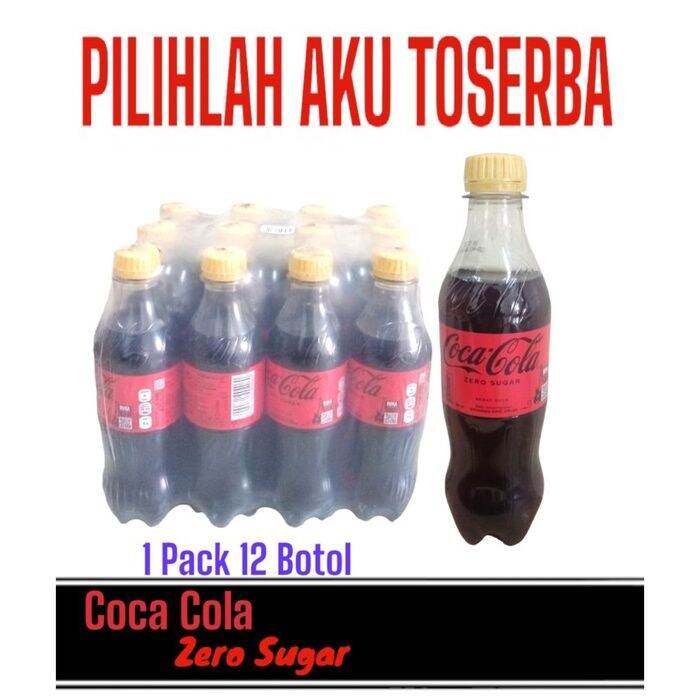 Coca Cola ZERO SUGAR BOTOL PET 390 Ml - ( HARGA 1 PACK ISI 12 Botol ...