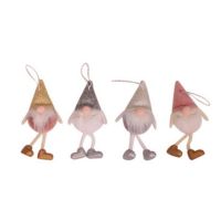 4PCS Christmas Faceless Gnome Santa Xmas Tree Hanging Ornament Doll Decoration for Home Pendant Gifts Ornaments