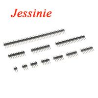 10Pcs 2.54mm Single Row Male 2~40P PCB Board Pin Header Connector Strip Pinheader 1/2/3/4/5/6/7/8/10/12/20/40Pin For Arduino