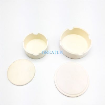 1Pcs Dental Lab CAD Crucible For Zirconia Crowns Sintered Crucible With Cover Round Shape Holding Beads In Oven Dental Supplies
