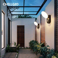 CHILLGIO Motion Sensor Led Wall Lamp Outdoor Waterproof IP65 Courtyard Garden Modern Lighting Ho Home Indoor Aluminum Lights