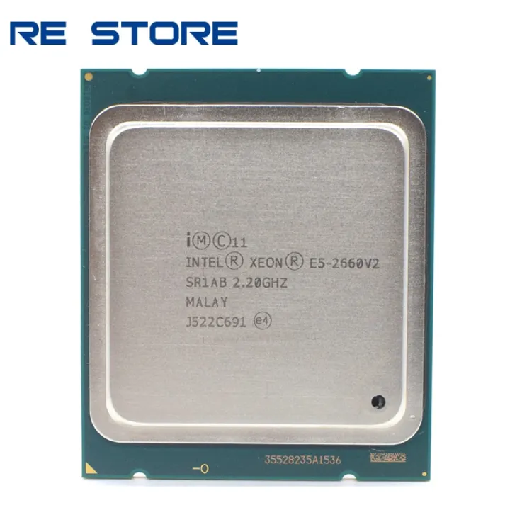 โปรเซสเซอร์ Intel Xeon E5 2660 V2 SR1AB CPU 10 Core 2.20GHz 25M 95W E5 ...
