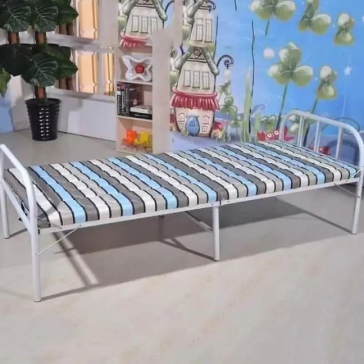 HEAVY DUTY SINGLE SIZE FOLDING BED, SPACE SAVER FOLDING BED SINGLE