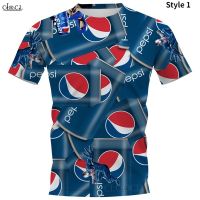 Hot Drinks Pepsi Cola 3D All Over Printed Mens Womens Fashion Harajuku T Shirt