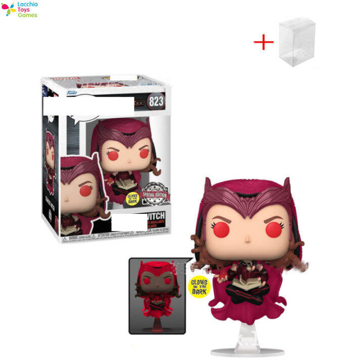 lt-จัดส่งรวดเร็ว-funko-pop-wanda-vision-ตุ๊กตาขยับแขนขาได้สการ์เล็ตวิชของตกแต่งบ้านเครื่องประดับขนาดเล็ก-cod