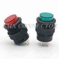 10PCS Push Button Switch R16-503A 3A 250V  Red Green 2P Without LED/4P With LED Self-Locking/No Lock Reset Hole Size Diamete16mm  Power Points  Switch