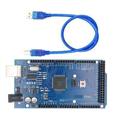 ชิป USB ATmega2560-16AU R3 Mega2560โมดูลไมโครคอนโทรลเลอร์สำหรับการตั้งโปรแกรมเพื่อการศึกษามาเธอร์บอร์ดบอร์ดพัฒนา