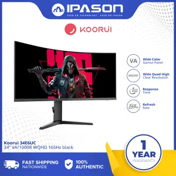 KOORUI 27 Inch Gaming Monitor 1440p, 144 Hz, VA, Maroc