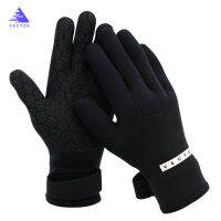 2.5MM Neoprene Diving Gloves Anti-slip Palm For Wetsuit Scuba Waterprooof Gloves, Surfing Wakeboarding Padding Gloves Men Women