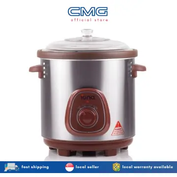 Buy IONA 6.0L Auto Slow Cooker with Double Boiler