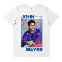 เสื้อยืดโอเวอร์ไซส์Vibe John MAYER 80 วินาที | เสื้อยืด พิมพ์ลายวงดนตรี | เพลงเมอร์ช | Unisex | วงดนตรี MERCH | เสื้อยืด  C5RR
